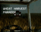 Wheat harvest paradox