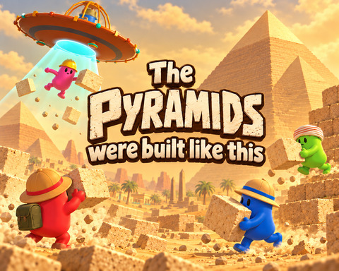 The Pyramids were built like this