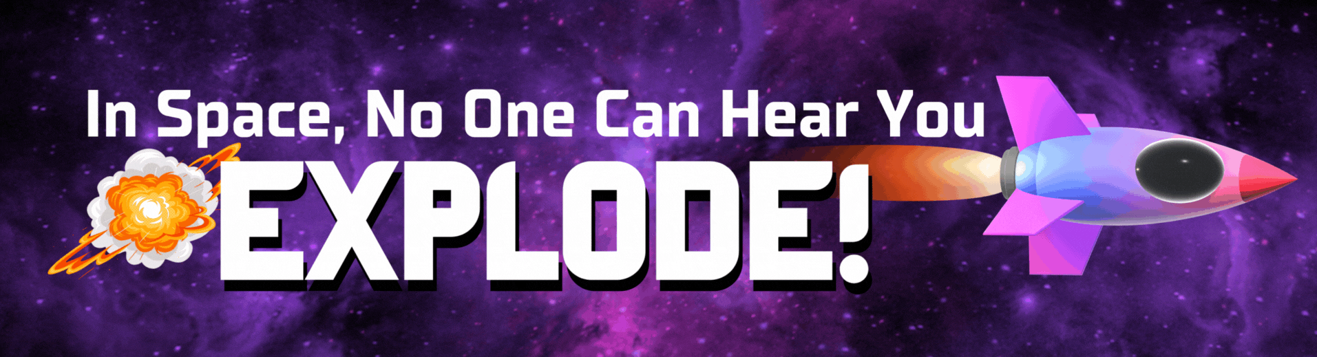 In Space, No One Can Hear You EXPLODE - Itch Header.gif