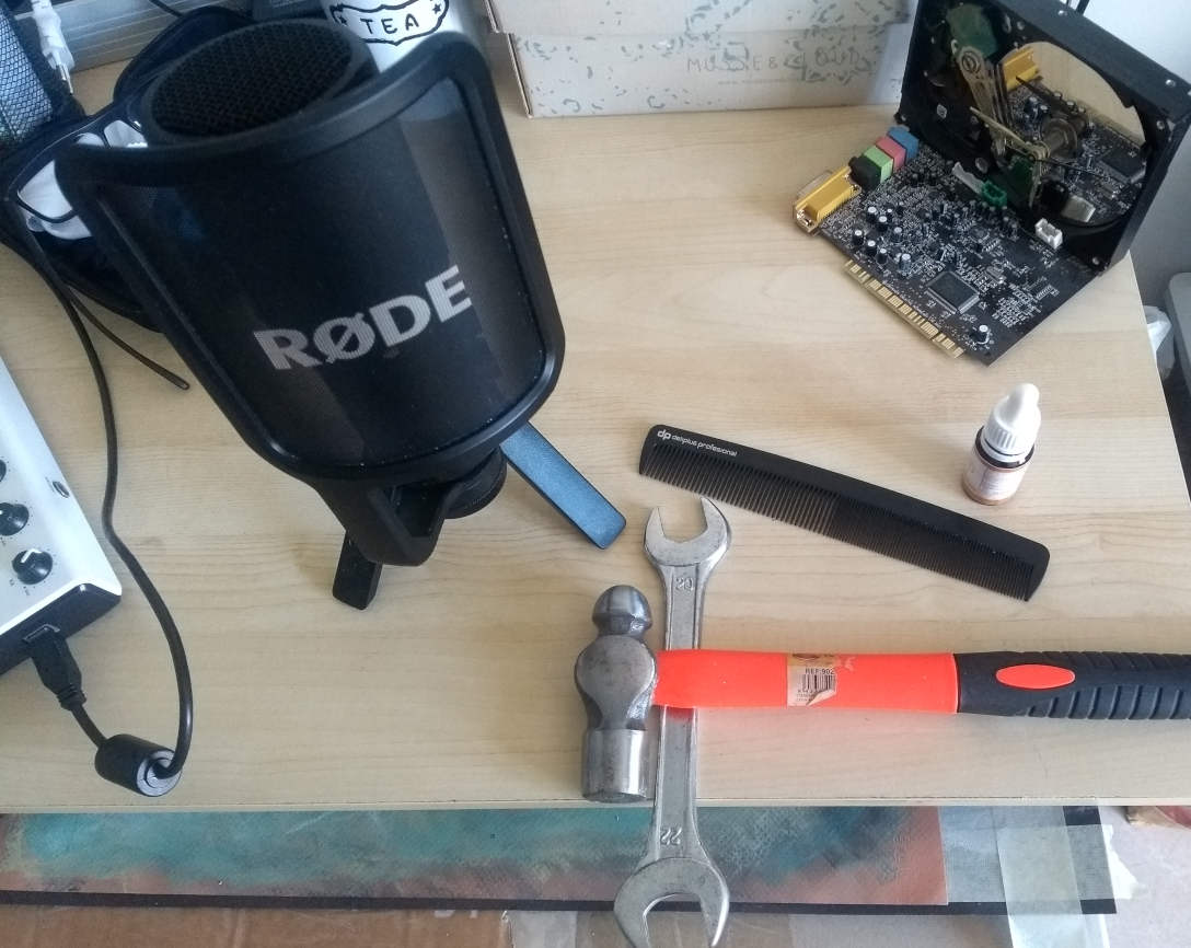 My foley kit, or part of it at least