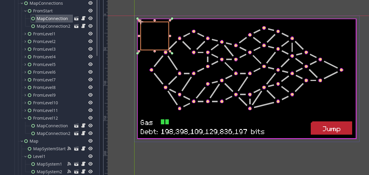 Map graph development in Godot
