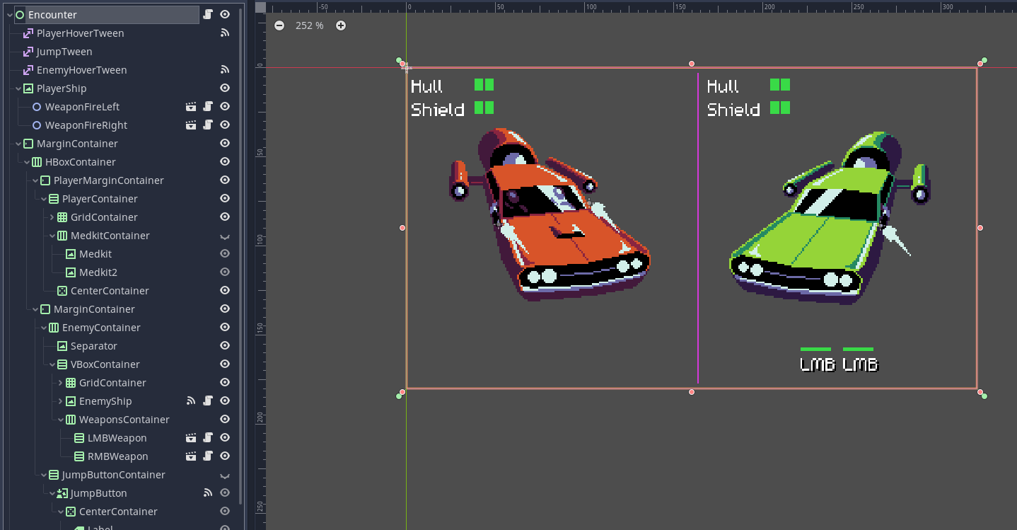 Encounter UI development