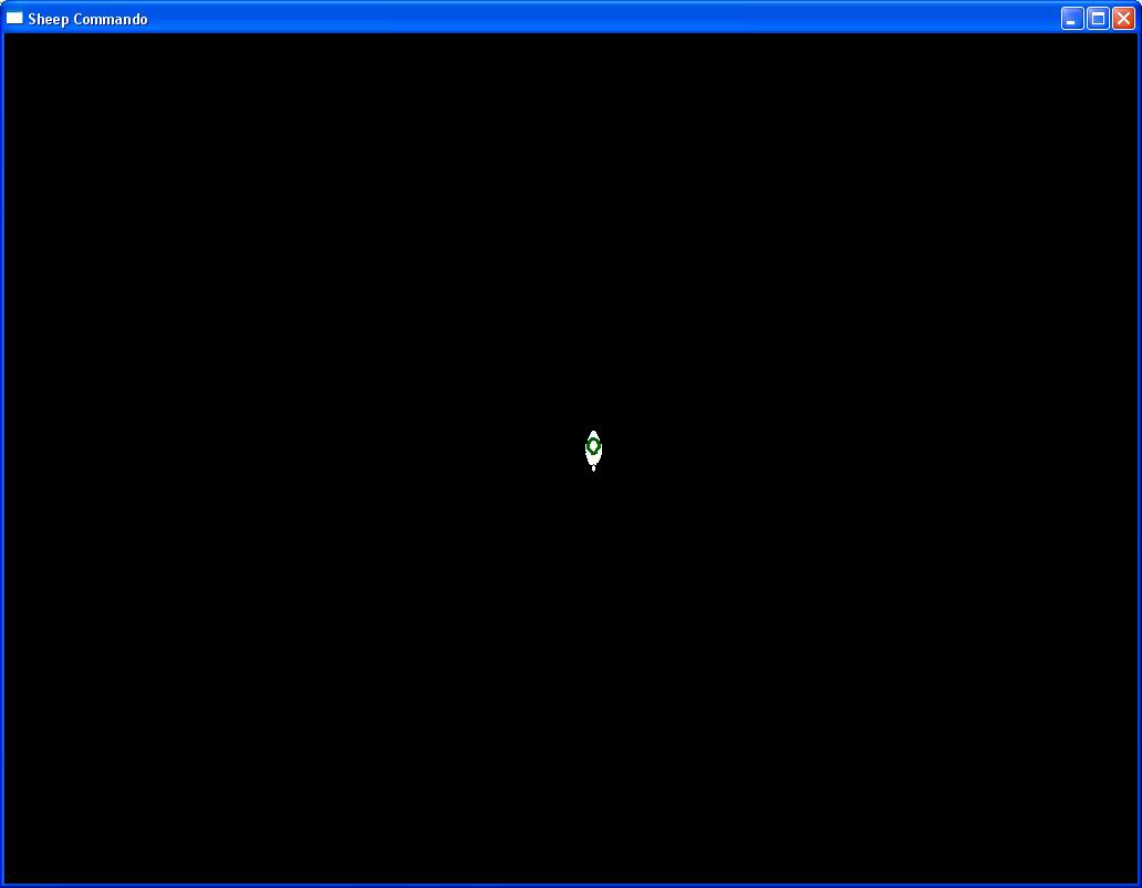 It's a sheep!! I can move it to and fro - working on the mouse-look now