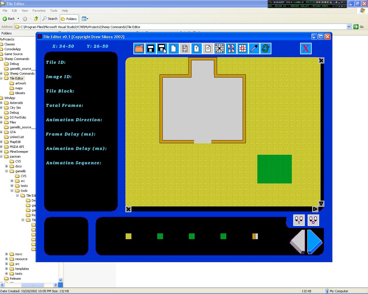 Here's a look at my tile editor... that DOESN'T WORK (well not all of it anyways). That is soon to be remedied...