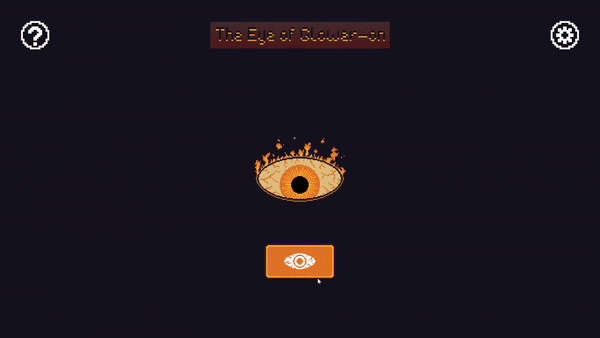 An animated GIF showing gameplay footage from The Eye of Glower-On.