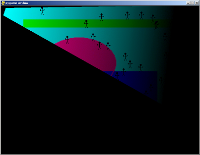 Screen shot of initial work