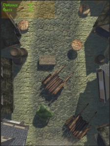 Run OGRE Run - Game map
