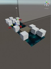 Map scene view with primitives
