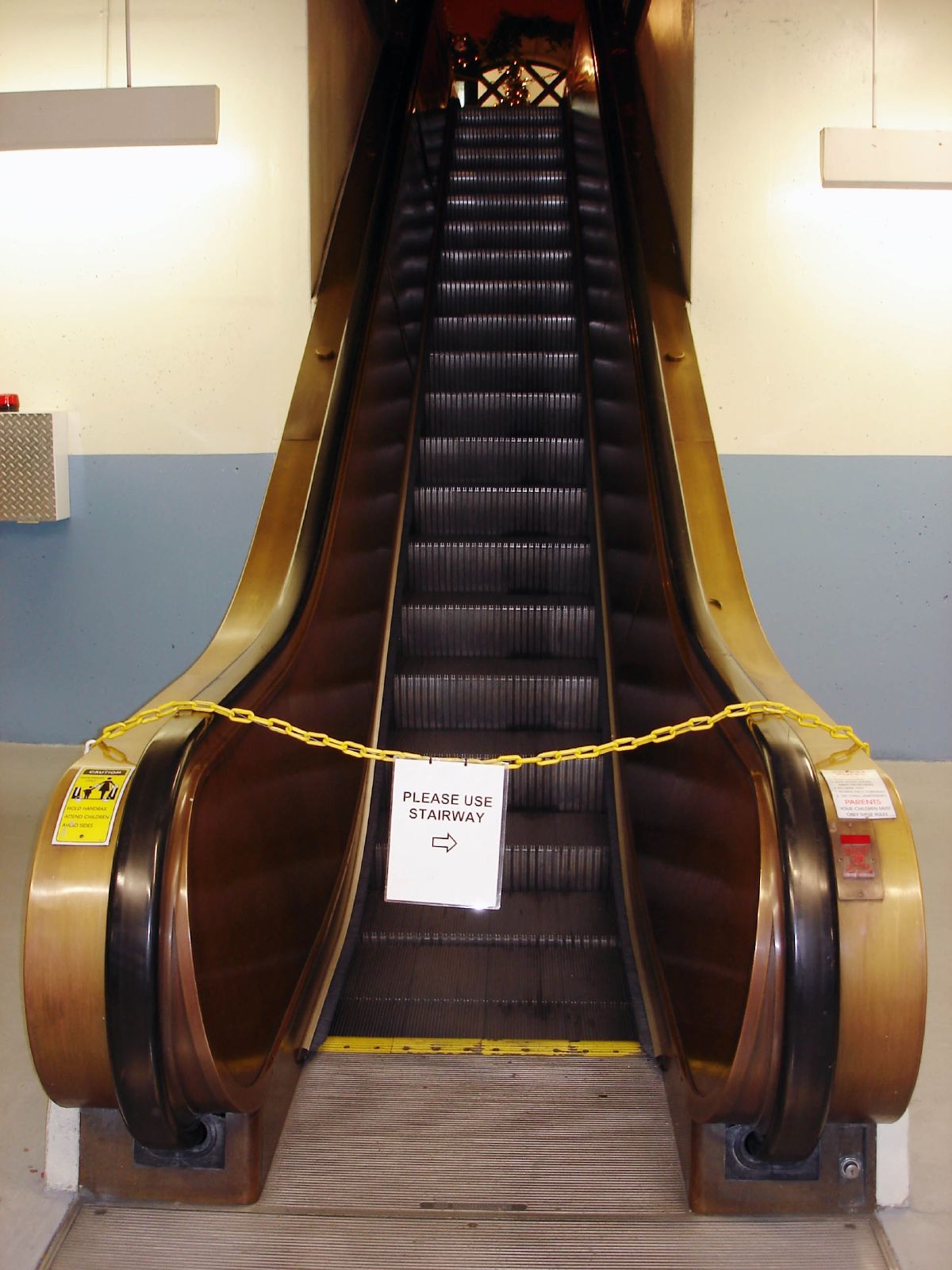 Stealth was to be my broken escalator. Sorry for the convenience. Photo by Kevin Simpson via Flickr.