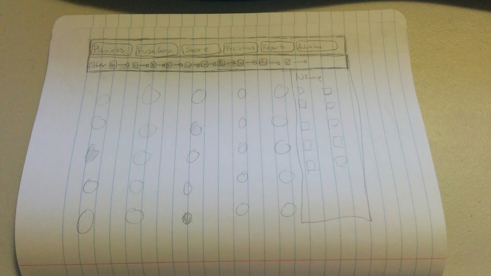 It is a damn good thing I don't have to actually draw interfaces. I drew it and I can't even tell what's going on in some spots.