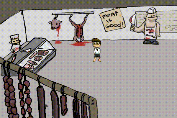 butcher scene