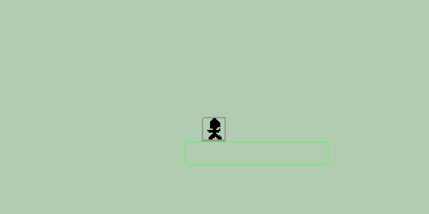 A jumping platformer character.