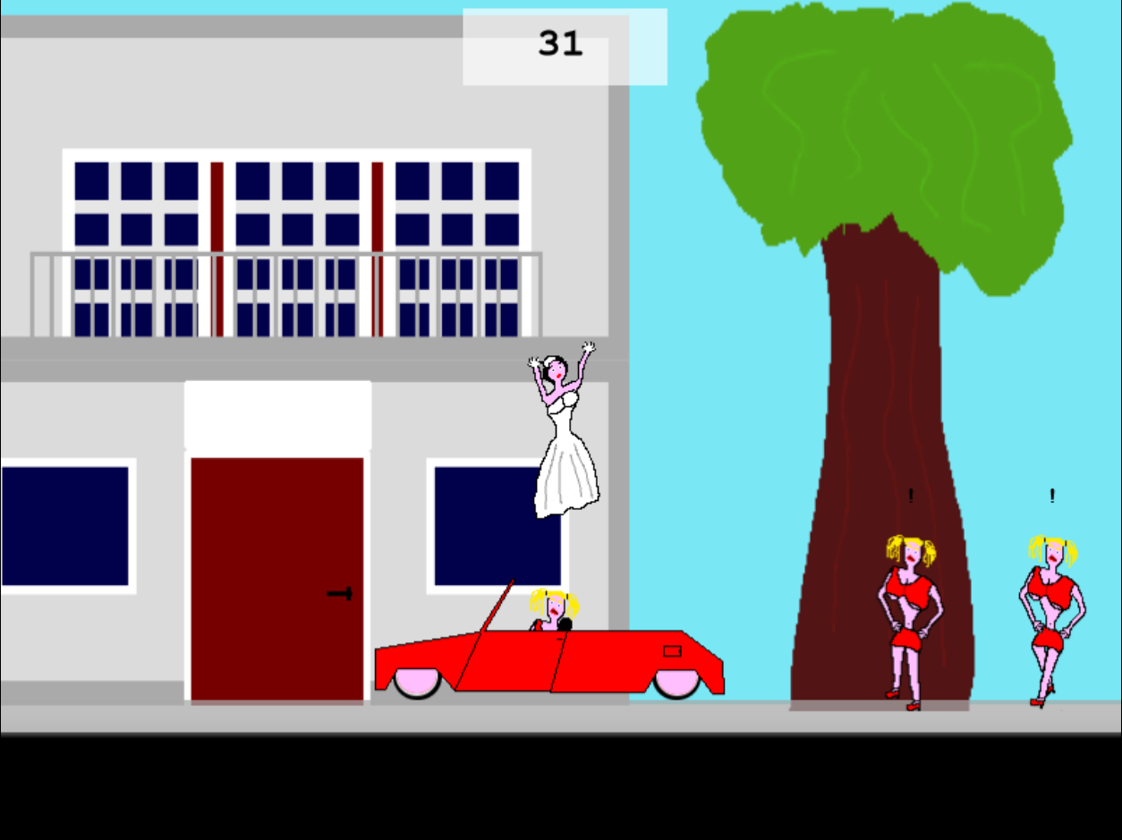 Jumping over cars, a healthy practice before getting married, isn't it ?