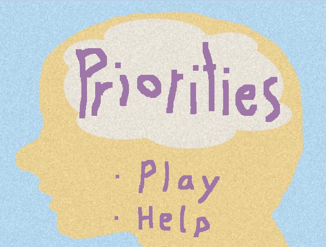 Priorities title screen