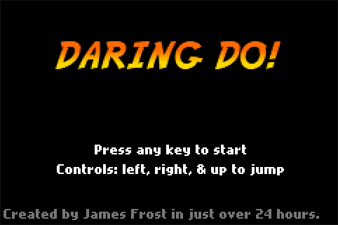 Daring Do! title screen