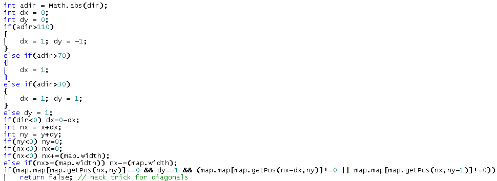 This is how real men write last-minute hacky code.