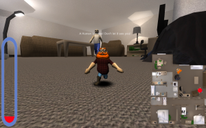 Getting chased by a human
