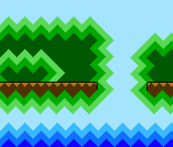 The angled tiles