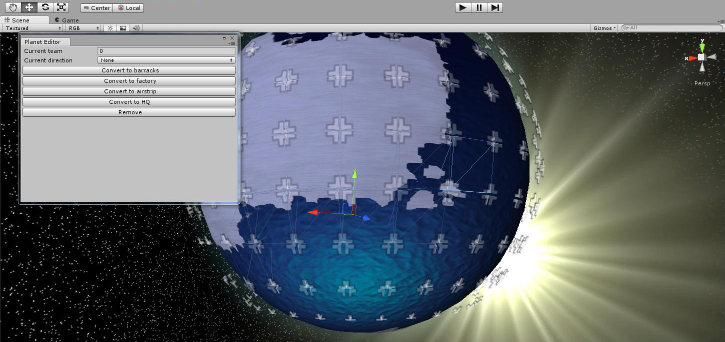 Editing a planet