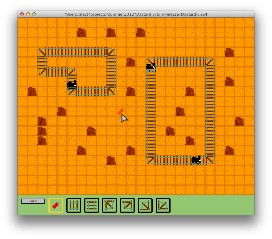 notice how each shape has its own menu item