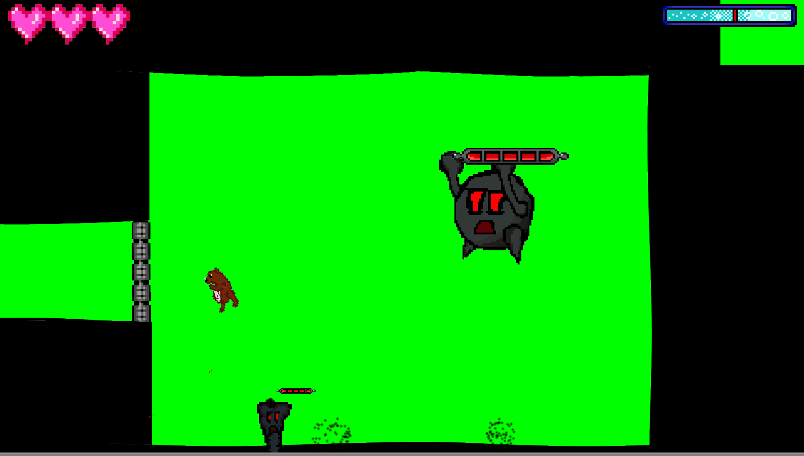 Smashy - Hits the ground and brings stuff down.