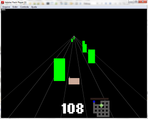 Squares race! You can see how the first gear map generation algorithm sucked horribly here.