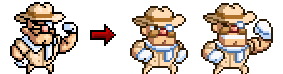 Duke Dashington, the first and final design comparison