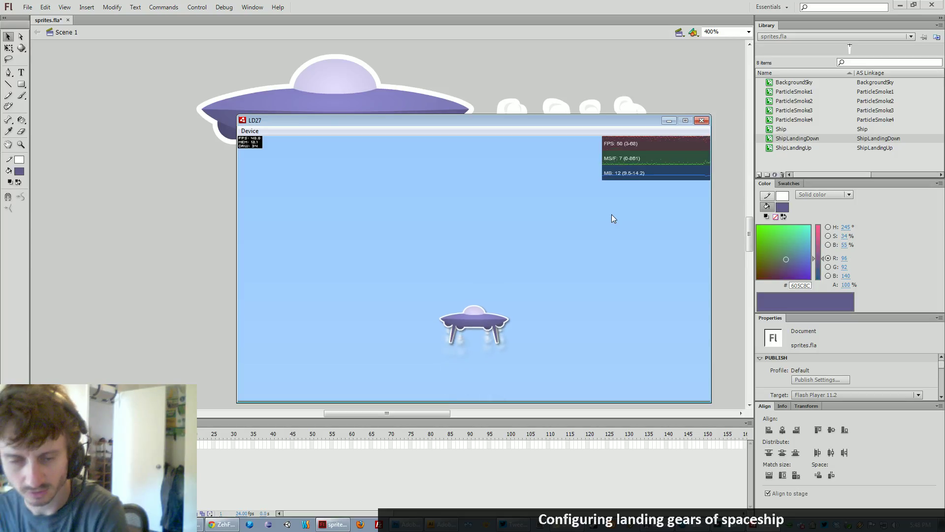 Making the UFO landable
