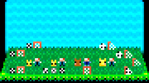 The football material - hard to make a nice ball with a square :/