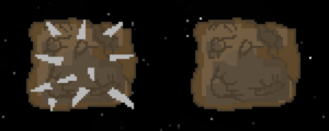 Poorly differentiated asteroids that serve totally different purposes. Pop quiz: which of these can you push with a tractor beam?