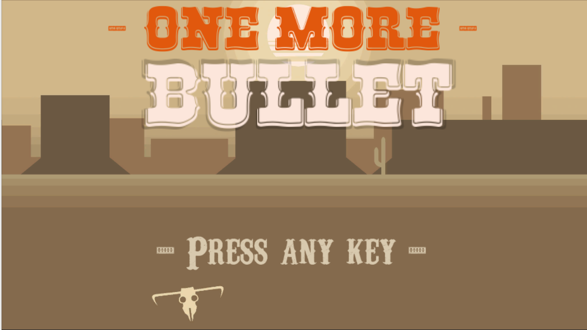 One More Bullet - Main Screen