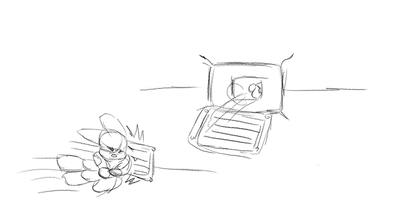 Breaking into Grate Sketch