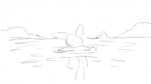 Wide Ocean Sketch