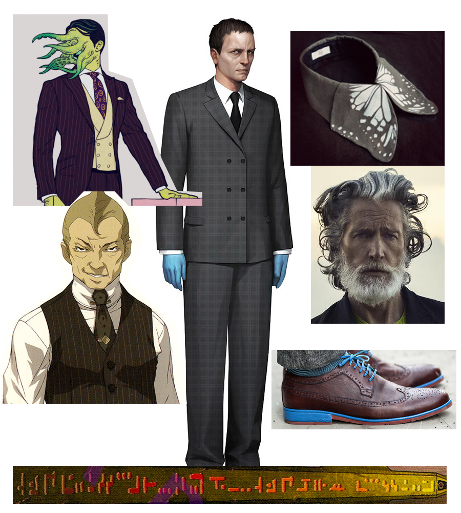 The moodboard ued for Chief Gentry
