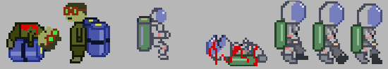 Even for a 48h game, the graphics went through several iterations