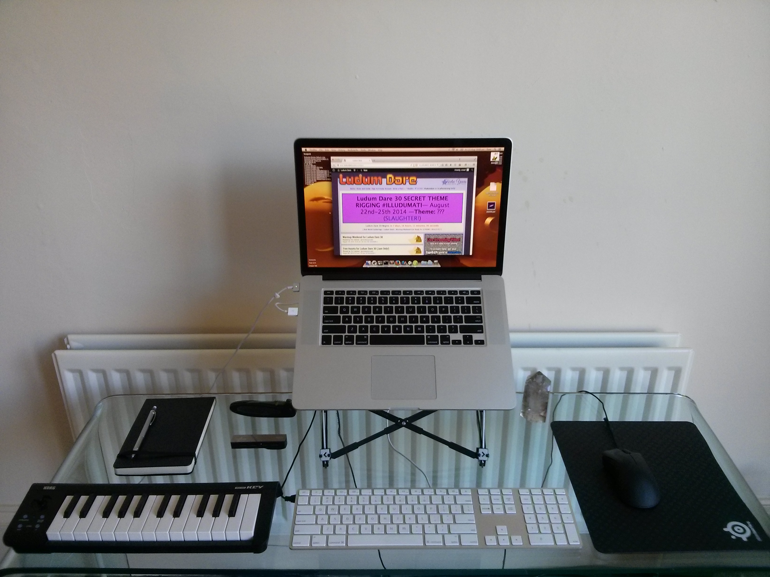 Voxel's desk
