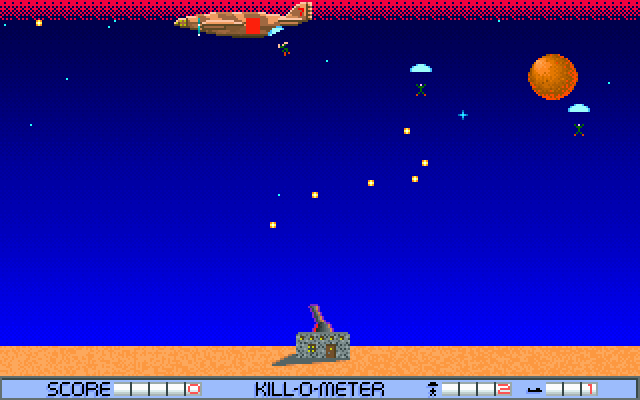An old DOS game called Night Raid