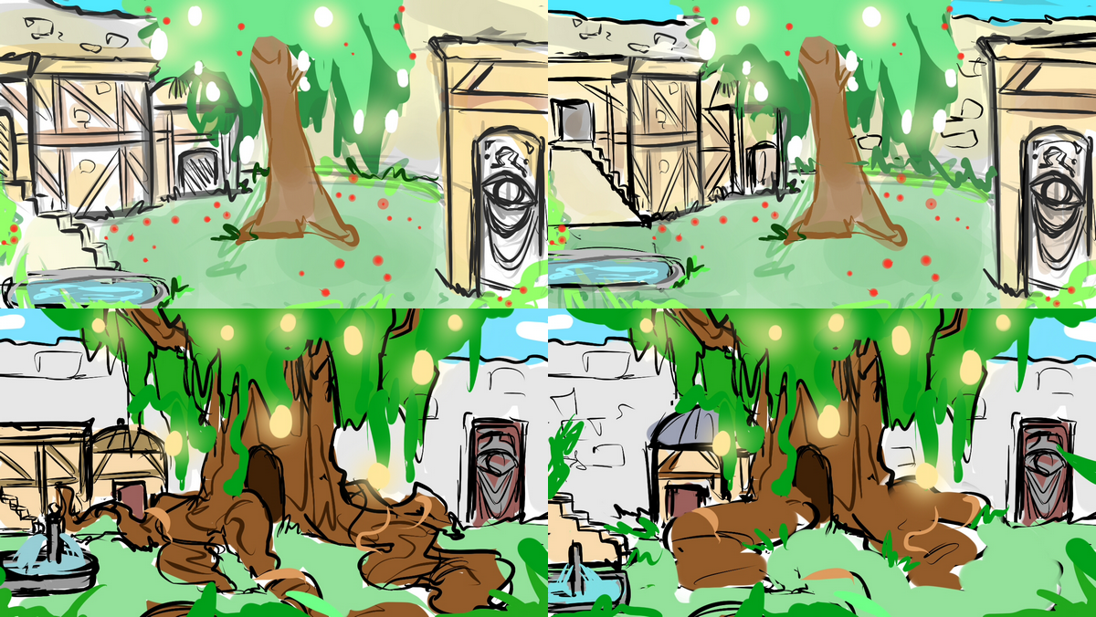 Jardin croquis