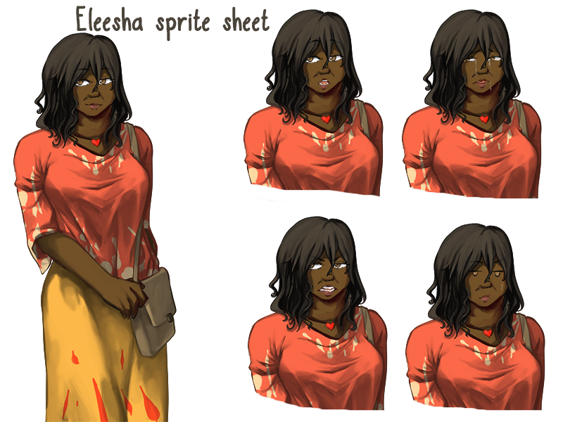 Eleesha sprite sheet
