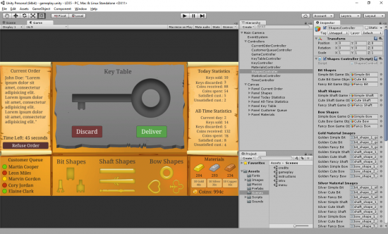 Keysmith's in a hurry! on Unity3D