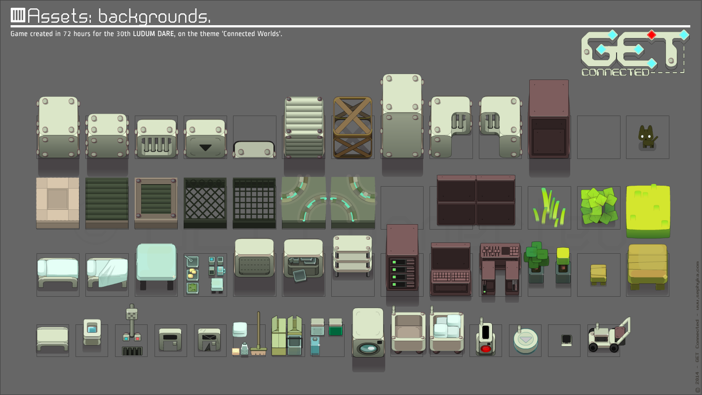 Get Connected - Background assets.