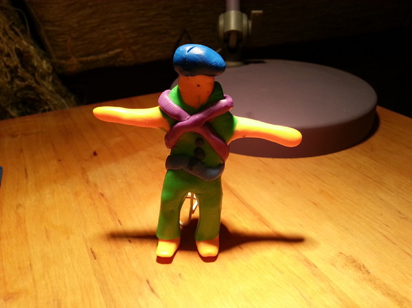 Plasticine model